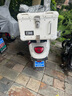 東站熱摩托車鋁合金尾箱復古圓角后尾箱大容量雅迪小牛九號電動車后備箱 45升白色【快拆底座+內(nèi)襯+靠背】 曬單實拍圖