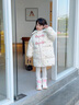 G.duck小黃鴨女童羽絨服中長(cháng)款加厚2025新款兒童羽絨外套冬季女寶寶冬裝 淺黃色 110 建議4~5歲【100-110cm】cm 曬單實(shí)拍圖