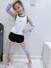 法·瑪莎 FAV MARTHA德國品質(zhì)兒童護膝運動(dòng)防摔護肘打籃球膝蓋護具夏季薄款全套裝女童 [透氣四件套]紫[護肘+護膝] S碼(適合3-6歲體重50斤以?xún)? 曬單實(shí)拍圖