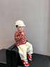 奇諾鼠【官方正品】?jì)和瘜W(xué)步鞋星星板鞋2025春秋男女大童軟底防滑寶寶鞋 紅色 【反絨面】 25 碼(適合腳長(cháng)14.5-15.0cm) 曬單實(shí)拍圖