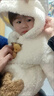 G.DUCKKIDS嬰兒衣服冬裝女寶寶連體衣加絨加厚保暖外出服外套超萌抱衣爬爬服 X兩只小熊連體服 73cm 曬單實(shí)拍圖
