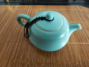 蘇氏陶瓷 汝窯茶具套裝忠義茶壺開片可養(yǎng)金線一壺兩茶杯整套功夫茶具J0137 曬單實拍圖