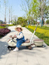 ANGI BABY兒童扭扭車1-3-6歲防側(cè)翻扭扭車可坐大人溜溜車搖搖車寶寶扭扭車 卡其色【藍(lán)牙+音樂+拖斗+推桿】 六一兒童節(jié)禮物扭扭車兒童車 曬單實(shí)拍圖