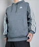 adidas休閑加絨加厚連帽衛衣套頭衫男裝秋冬阿迪達斯官方輕運動(dòng) 深麻灰   M 曬單實(shí)拍圖