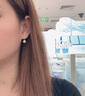 紀詩(shī)哲（GIEVSZHE）珍珠耳釘女輕奢時(shí)尚氣質(zhì)百搭耳墜耳飾品38女神節禮物送女友老婆 珍珠耳環(huán)金色-白珠【精美禮盒】 曬單實(shí)拍圖