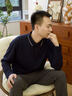 報喜鳥(niǎo)長(cháng)袖POLO衫男裝秋季款男士商務(wù)休閑時(shí)尚簡(jiǎn)約恤衫針織長(cháng)袖上衣男款 曜石黑 L -48(175/96) 曬單實(shí)拍圖