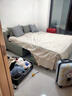 宮居沙發(fā)床可折疊兩用多功能帶床墊客廳小戶(hù)型雙人單人 科技絨象牙白 170cm【床寬150cm】 曬單實(shí)拍圖