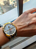 歐品客瑞士手表男機械表全自動(dòng)雙日歷商務(wù)腕表男士名牌真鉆石表夜光防水 一顆真鉆石-進(jìn)口機芯-機械金白男 曬單實(shí)拍圖