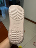 卡駱馳crocs經(jīng)典泡芙?jīng)鲂孢m耐磨坡跟泡芙鞋戶(hù)外拖鞋|207670 石英粉-6UR(含智必星) 39 (240mm) 曬單實(shí)拍圖