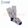 CORGI柯基英國進(jìn)口男女長(cháng)襪灰色衛兵襪棉薄款中長(cháng)筒襪子送愛(ài)人七夕禮物 grey 均碼 40-44 曬單實(shí)拍圖