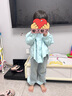 拉夏貝爾拉夏貝爾女童春秋套裝2025新款公主風(fēng)藍色襯衫牛仔褲小女孩兩件套 套裝 下單送發(fā)箍 110 建議身高101-110cm 曬單實(shí)拍圖