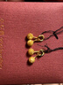金至尊（3DG Jewellery）黃金耳釘女小豆豆小圓珠磨砂養耳棒彎鉤足金耳飾耳環(huán)自戴送禮計價(jià) 大板2.42克（配珠寶禮盒）-EF58002320 曬單實(shí)拍圖