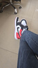 耐克（NIKE）Air Jordan 1 Low AJ1 25新款男子低幫防滑耐磨復古運動(dòng)鞋籃球鞋 IB8971-106黑紅色 42.5 曬單實(shí)拍圖