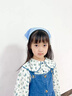 BIBK日本兒童頭巾田園風(fēng)蕾絲發(fā)箍三角巾女2025年新款發(fā)帶可愛(ài)甜美頭飾 紅色格子 曬單實(shí)拍圖
