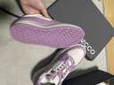 愛(ài)步（ECCO）板鞋女 倪妮同款增高厚底輕盈透氣百搭拼色休閑鞋 街頭ACE856823 薰衣草紫/灰白色85682361091 39 曬單實(shí)拍圖
