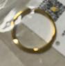 周六福  黃金戒指女款碎碎冰車(chē)花亮面指環(huán)送女友 計價(jià) 11號-1.69g 曬單實(shí)拍圖