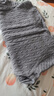 優(yōu)衣庫女裝紐花圓領(lǐng)針織開(kāi)衫/毛衣外套空調衫通勤秋冬新款481477 03 灰色 M 曬單實(shí)拍圖