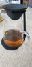礦石無(wú)孔茶漏一體公道杯咖啡過(guò)濾器漏斗茶具配件陶瓷茶濾泡茶專(zhuān)用 無(wú)孔茶漏套裝+500ml直身公杯 曬單實(shí)拍圖