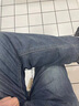 名郎（MELLEN）高端加絨牛仔褲男士2025新款寬松直筒秋冬款男褲中年休閑長(cháng)褲子男 水泥灰 【常規】 32 【腰圍2尺5合適140斤左右】 曬單實(shí)拍圖