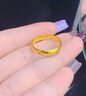 中國黃金（CHINA GOLD）天元黃金戒指男999足金光面素圈開(kāi)口戒生日禮物送男友老公 天元開(kāi)口戒指金重約4.5g 曬單實(shí)拍圖