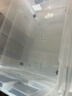 禧天龍塑料衣物收納箱玩具整理箱55L 透明 3個(gè)裝 帶輪 曬單實(shí)拍圖