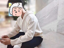 By Creations【可機(jī)洗】遠(yuǎn)紅外保暖毛衣男士連帽衛(wèi)衣易打理時(shí)尚百搭針織打底衫 米色 L 曬單實(shí)拍圖