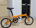 大行（DAHON）KT610折疊自行車(chē)16英寸單速男女學(xué)生上班上學(xué)城市通勤單車(chē) 橙色 曬單實(shí)拍圖