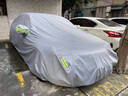 金雨保汽車車衣防曬防雨隔熱全車罩車子遮陽罩牛津布車套防塵外罩蓋車布 【無耳式-月霜銀】600D航天級高密度牛津布 本田CRV雅閣XRV思域URV皓影繽智 曬單實拍圖