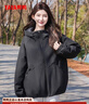 鴨鴨（YAYA）王一博同款羽絨服女士短款2025秋冬新款時(shí)尚保暖男厚外套夾克YX 橘色 M 110-130斤 曬單實(shí)拍圖