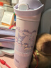 膳魔師兒童保溫吸管直飲杯庫洛米316不銹鋼女小學生開學必備水壺500ml粉 曬單實拍圖
