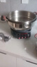 奧克斯（AUX）電炒鍋一體多用途鍋加深大容量大功率家用加厚304食品級不銹鋼多功能電煮鍋電蒸鍋火鍋電熱鍋 標(biāo)準(zhǔn)款-32cm無籠【推薦5-6人】7L 曬單實拍圖