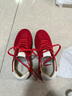 真美詩(shī)董潔同款小彩蛋透氣運動(dòng)休閑刺繡工藝復古德訓鞋女 紅色  39 曬單實(shí)拍圖