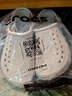 卡駱馳（crocs）洞洞鞋男 波波Clog時(shí)尚輕便透氣運動(dòng)休閑鞋 207937-1FT M9W11 曬單實(shí)拍圖