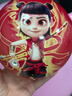 哪吒皮球2號球15cm卡通拍拍球幼兒寶寶專(zhuān)用手抓球拍拍球安全無(wú)毒 哪吒紅色款 曬單實(shí)拍圖