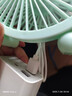 電風(fēng)扇家用電扇桌面電風(fēng)扇輕音便攜迷你USB直插臥室宿舍學(xué)生辦公室 淺綠色（直插款）4寸 曬單實(shí)拍圖