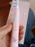 飛利浦（PHILIPS）【李佳琦直播同款】?jì)和妱?dòng)牙刷 男孩女孩生日禮物 適用4-6-12歲2種模式 自帶2支刷頭粉HX2432/02 曬單實(shí)拍圖