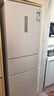 東芝（TOSHIBA）小小白285小戶型大容量家用三門嵌電冰箱風(fēng)冷無霜一級能效低溫觸媒抗菌國家補(bǔ)貼GR-RM285WI-PM153 曬單實(shí)拍圖