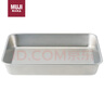 無印良品（MUJI）不銹鋼方形盆 加大家用餐盤廚具托盤 長26.5×寬20.5×高4.5cm 曬單實(shí)拍圖