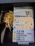 周六福夢(mèng)蝶足金999黃金手鏈女七夕情人節(jié)禮物A0713018 約2.77g 16+3cm 曬單實(shí)拍圖