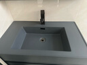 格溫莎智能浴室柜組合洗手洗臉一體盆柜衛(wèi)生間廁所巖板實(shí)木面盆洗漱臺(tái)盆 吊柜智能鏡柜款-納米一體盆80cm 曬單實(shí)拍圖