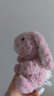 Jellycat粉色郁金香甜美小兔公仔動(dòng)物毛絨玩偶送禮娃娃生日新婚禮物 粉色 One Size 曬單實(shí)拍圖