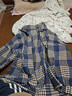 賢哲逸磨毛加厚毛呢格子襯衫女寬松中長(cháng)款秋冬季新款港味百搭襯衣外套潮 主圖款 M 95-105斤 曬單實(shí)拍圖