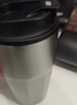 京東京造 保溫杯 咖啡杯教師節禮物水杯實(shí)用杯子 銀灰色360ml 曬單實(shí)拍圖