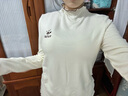 妖精的口袋貓咪刺繡白色半高領(lǐng)t恤女2025年春新款百搭修身打底衫 魔法米色 L 曬單實(shí)拍圖
