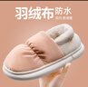 利達妮（TZLDN）女士棉鞋防水2025新款秋冬季居家室內保暖全包跟內絨棉拖鞋女款 曬單實(shí)拍圖
