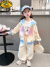 G.DUCKKIDS女童春秋款套裝2025新款洋氣時(shí)髦運動(dòng)寶寶秋季兒童運動(dòng)秋裝兩件套 米白 130 cm 曬單實(shí)拍圖