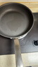 三頭鷹純鈦炒鍋平底鍋多用炒菜鍋帶蓋燃氣電磁爐不粘煎鍋28cm MTiF28C-E 曬單實(shí)拍圖