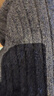 皮爾卡丹（pierre cardin）超長(cháng)羊毛半身裙女裙長(cháng)90cm加長(cháng)加厚款高個(gè)子包臀裙冬季保暖長(cháng)裙 不開(kāi)叉黑色90厘米 M 90105斤 曬單實(shí)拍圖