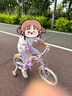 酷騎（COOGHI）小飛俠兒童自行車(chē)3-6-8歲男女孩超輕兒童單車(chē)自行車(chē)16寸 櫻霞粉 曬單實(shí)拍圖