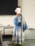奧蒙威兒童漢服春秋男童古裝幼兒園新中式中秋國學(xué)服男孩演出服YR-ST034 蘭亭序 120 曬單實(shí)拍圖